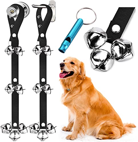 BLUETREE 2 Pack Upgraded Dog Doorbells Premium Quality Training Potty Great Dog Bells Adjustable...