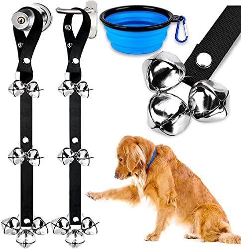 BLUETREE Dog Doorbells Premium Quality Training Potty Great Dog Bells Adjustable Door Bell Dog Bells...