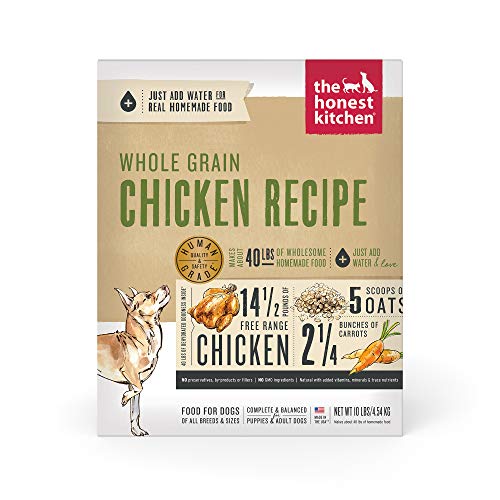The Honest Kitchen Dehydrated Whole Grain Chicken Dog Food, 10 lb Box