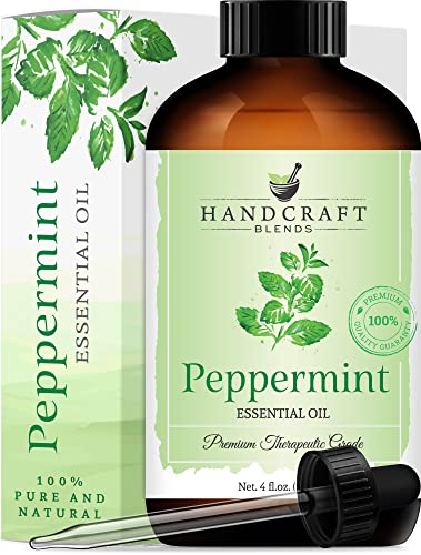 Handcraft Peppermint Essential Oil - 100% Pure and Natural Premium Therapeutic Grade with Premium...