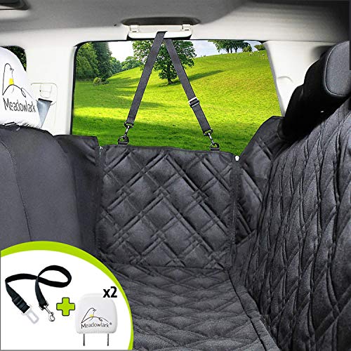 Meadowlark Premium Hammock Dog Car Seat Cover Back Seat, Dog Cover Car Seat Protector, Non-Slip, Dog...