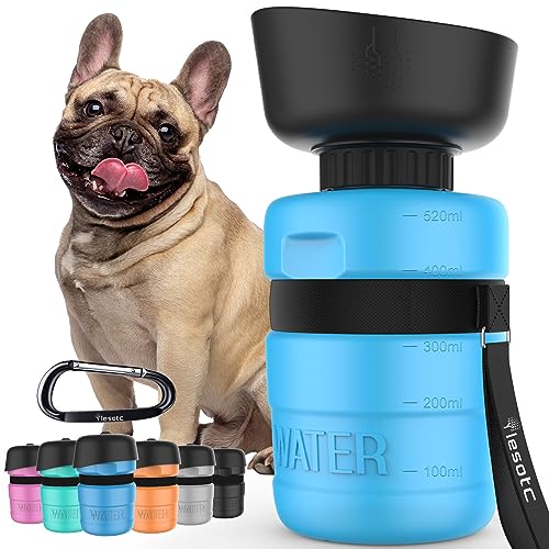 lesotc Upgraded Dog Water Bottle Foldable,Portable Dog Water Dispenser,Leak Proof Pet Water Bottle...