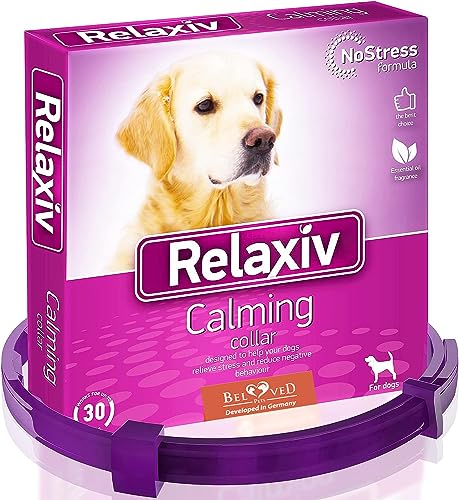 Beloved Pets Calming Collar for Dogs | Improved DE-Stress Formula | Reduces Anxiety During Travel,...