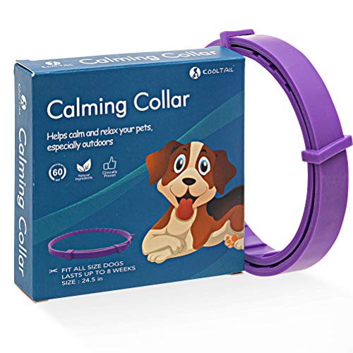 Calming Collar for Dogs - Adjustable Safety Pheromones Puppy Collar Relieve Anxiety Fear- with 30...