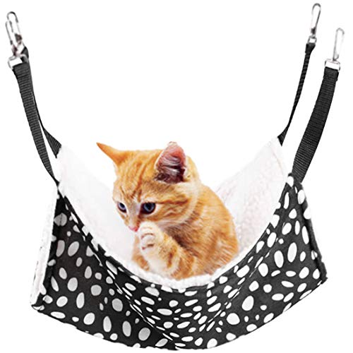 Rolybag Pet cage Hammock,pet Hammock,pet Cats Hammock,Soft Plush pet Bed,Suitable for Ferret Cotton...