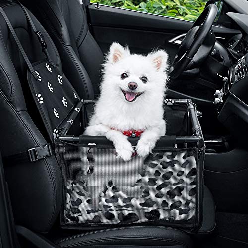 GENORTH Dog Car Seat Puppy Pet Seats for Cars Vehicles Small Dogs Upgrade Washable Portable Pet...