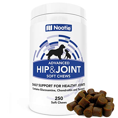 Nootie Glucosamine for Dogs - Hip and Joint Soft Chews Supplement for Dogs - Daily Dog MSM...