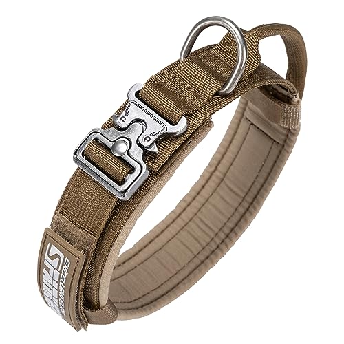 EXCELLENT ELITE SPANKER Tactical Dog Collar Nylon Adjustable K9 Collar Military Dog Collar Heavy...