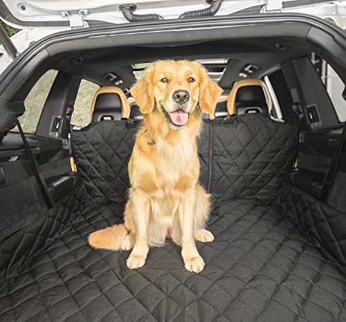 Plush Paws Products Convertible Cargo Liner | Diamond Stitching | Washable & Waterproof Dog Cargo...
