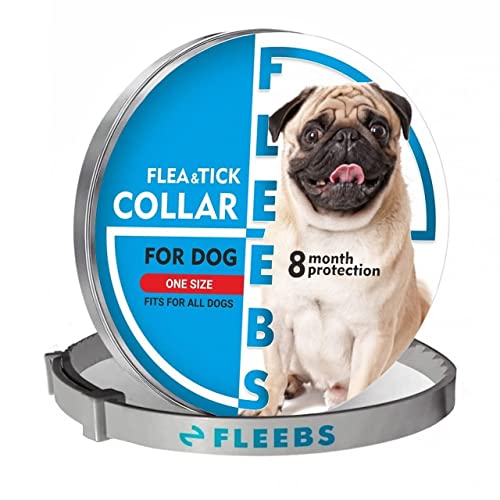 Flea Collar for Dogs, Flea and Tick Prevention for Dogs, Puppy Natural Flea Collar, Fits All Dogs...