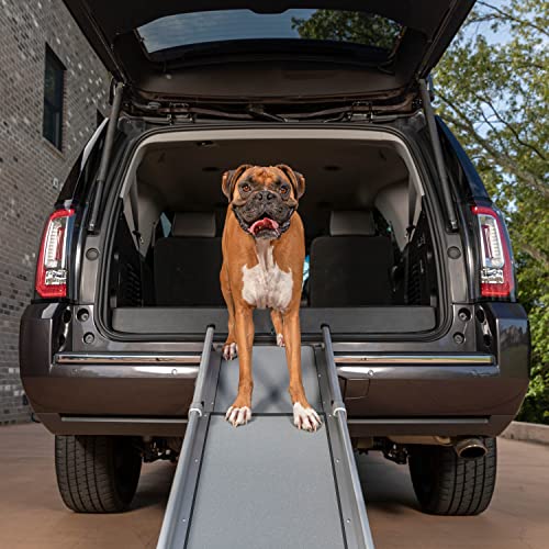 PetSafe Happy Ride Deluxe Compact Telescoping Dog Ramp for Cars, Trucks, & SUVs - Extends 28 to 70...
