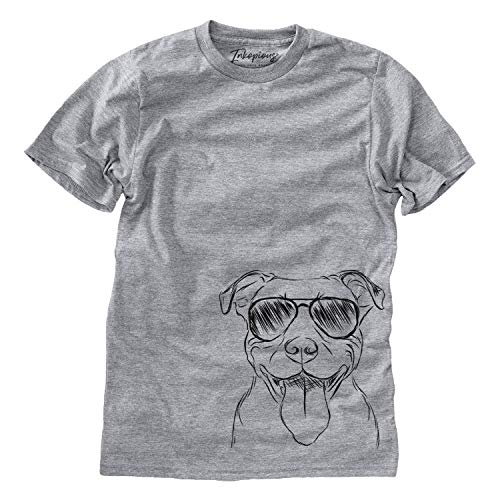 Inkopious Major The Pitbull Men's/Women's Triblend T-Shirt Unisex Crewneck Large Grey