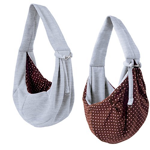 iPrimio Dog Sling / Cat Sling - Reversible Carrier Bag / Papoose. Pet Carrier, Dog Carrier. Dog...