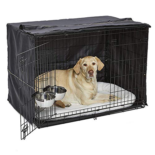 iCrate Dog Crate Starter Kit 42-Inch Ideal for Large Dog Breeds (weighing 71 - 90 Pounds) Includes...