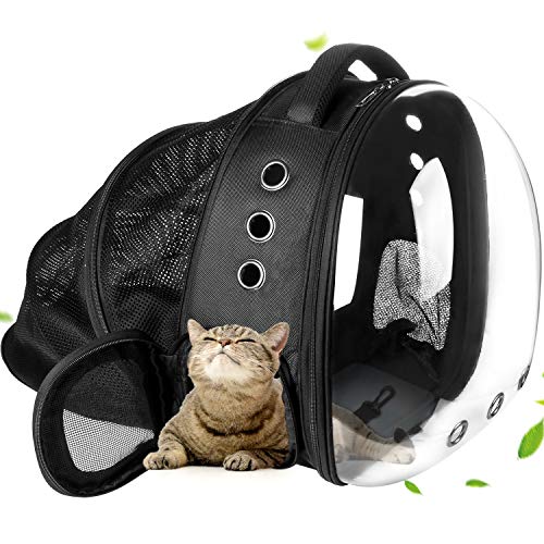 YUEJING Cat Bag Carrier Backpack, Animal Carrying Backpack for Cat and Puppy, Comfort Expandable Cat...