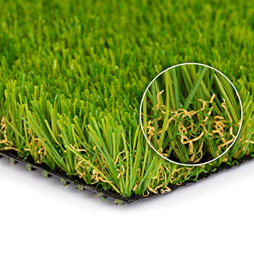 SMARTLAWN PROFESSIONAL Realistic Artificial Grass/Turf 7'X13' 1.25in Pile Height Carpets for Indoor...