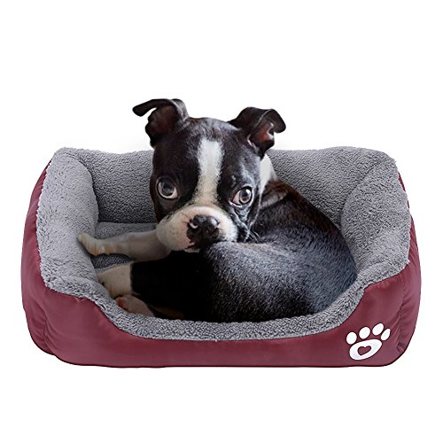 Barelove Pet Dog Bed, Washable Rectangular Pet Basket Bed , Durable and 100-Percent Waterproof and...