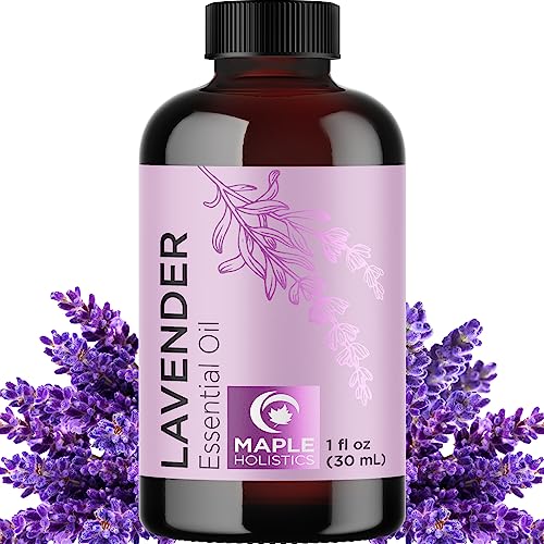 Pure Lavender Oil Essential Oil - Premium Lavender Essential Oil for Hair Skin and Nails - Lavender...