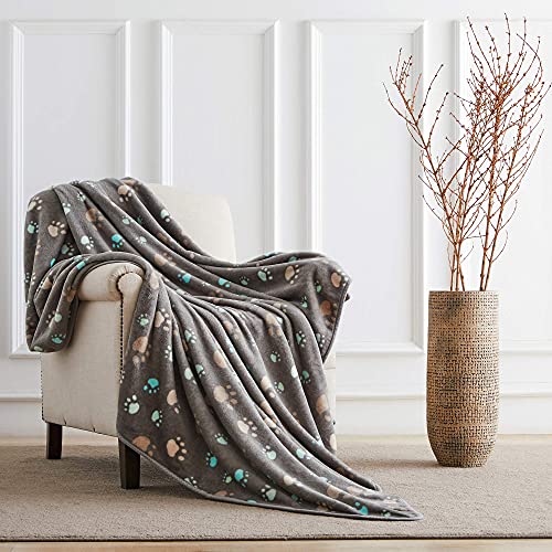 Allisandro 350 GSM Super Soft and Premium Fuzzy Flannel Fleece Pet Dog Blanket, The Cute Print...