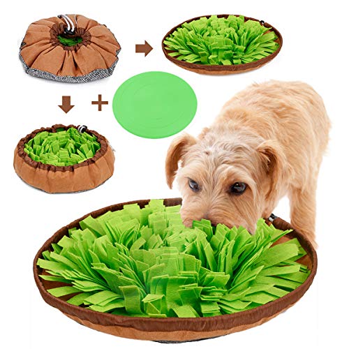 ALOYA Snuffle Mat，Dog Snuffle Mat，Nosework for Dogs Large Small Pet Treat Interactive Puzzle...