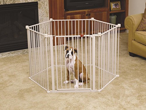 Carlson Pet Yard and Convertible Super Wide Gate