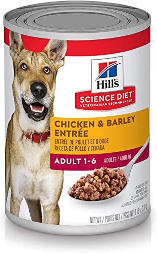 Hill's Science Diet Canned Wet Dog Food, Adult 1-6, 12 Count (Pack of 1)