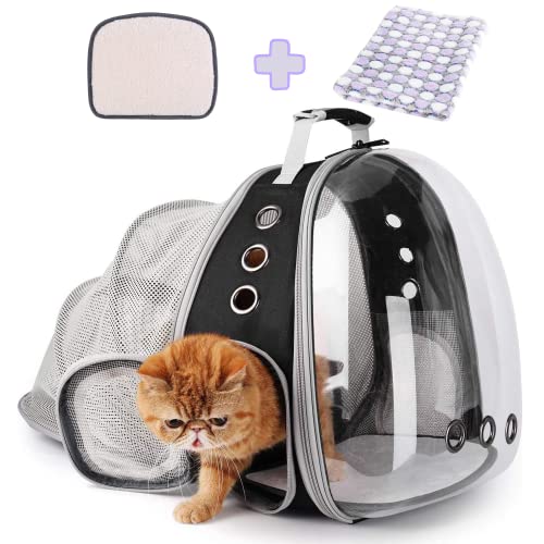 Lollimeow Pet Carrier Backpack, Bubble Backpack Carrier, Cats and Puppies,Airline-Approved, Designed...