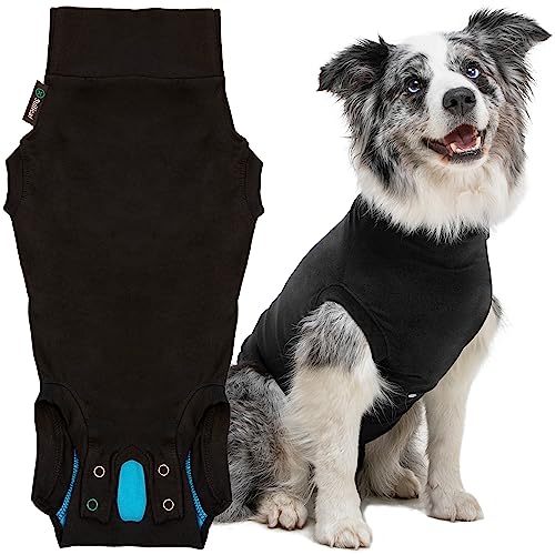 Suitical Recovery Suit for Dogs - Dog Surgery Recovery Suit with Clip-Up System - Breathable Fabric...