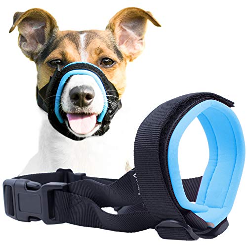 Gentle Muzzle Guard for Dogs - Prevents Biting and Unwanted Chewing Safely – New Secure Comfort...