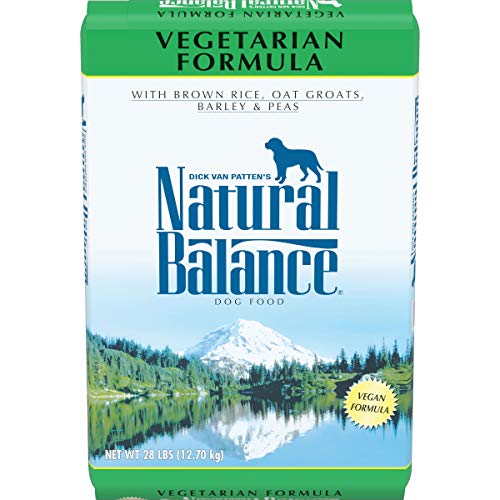 Natural Balance Vegetarian Formula Dry Dog Food, with Brown Rice, Oat Groats, Barley & Peas, 28...