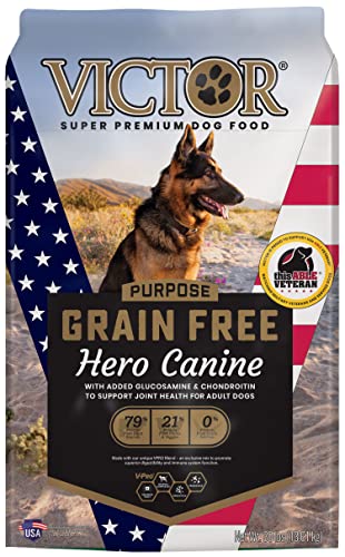VICTOR Super Premium Dog Food Purpose - Grain Free Hero Canine Premium Grain Free and Gluten Free...