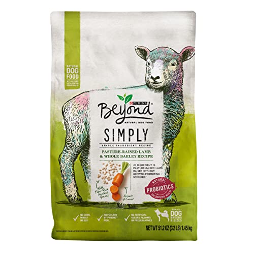 Purina Beyond Simple Ingredient, Natural Dry Dog Food, Simply Pasture Raised Lamb & Whole Barley...
