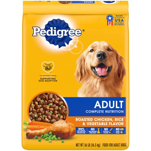 PEDIGREE Complete Nutrition Adult Dry Dog Food Roasted Chicken, Rice & Vegetable Flavor Dog Kibble,...