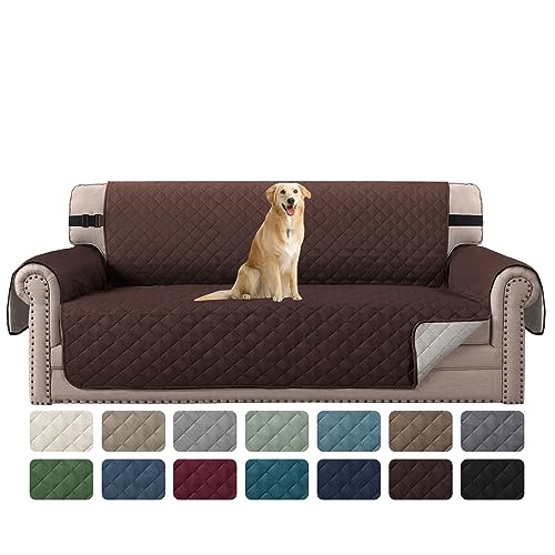 H.VERSAILTEX Sofa Slipcover Reversible Sofa Cover Seat Width Up to 66' Water Resistant Couch Cover...