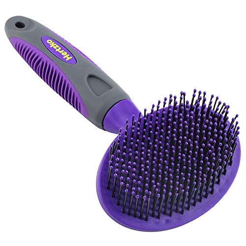 Hertzko Soft Pet Brush With Pins For Dogs, Cats - The Ultimate Dog Brush, Remove Fur, Loose Hair -...