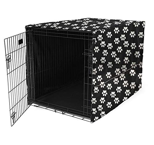 Morezi Dog Crate Cover for Wire Crates, Heavy Nylon Waterproof, Fits Most 42' inch Dog Crates, Easy...