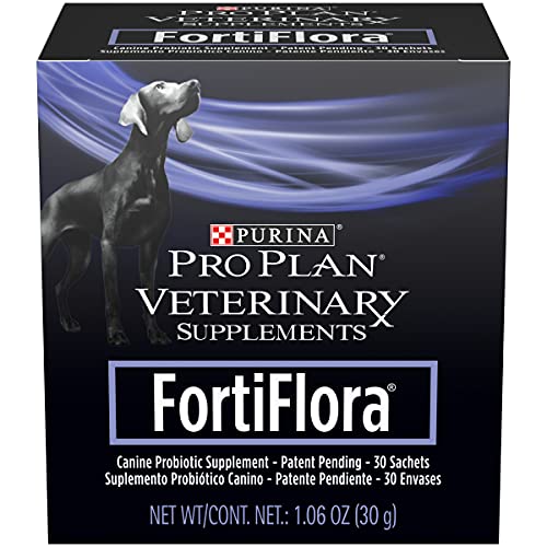 Purina FortiFlora Probiotics for Dogs, Pro Plan Veterinary Supplements Powder Probiotic Dog...