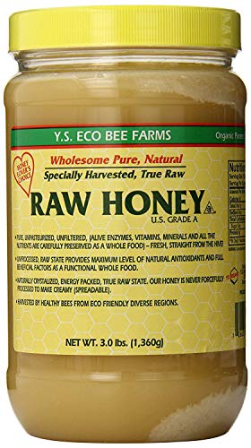 YS Eco Bee Farms RAW HONEY - Raw, Unfiltered, Unpasteurized - Kosher 3lbs