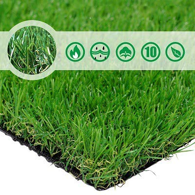 Pet Pad Artificial Grass Turf 7' x13'- Realistic Thick Synthetic Fake Grass Mat for Outdoor Garden...