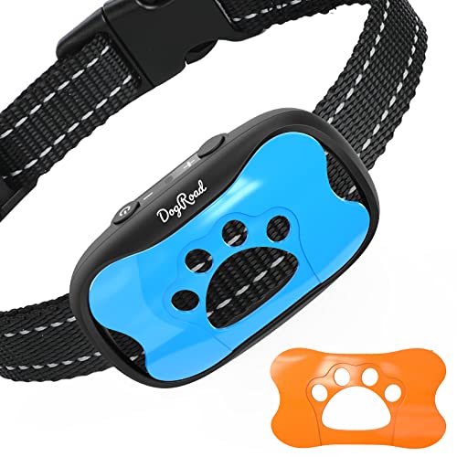 DogRook Dog Bark Collar- Humane Anti Barking Training Collar - Vibration No Shock Dog Collar - Stop...