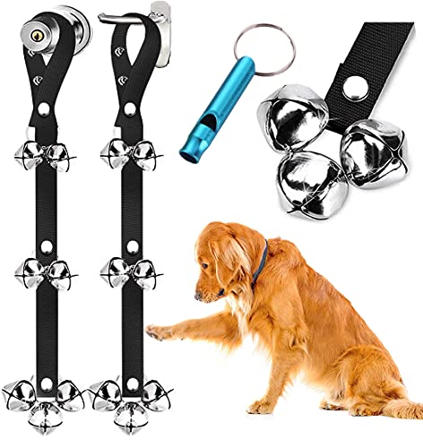 BLUETREE 2 Pack Dog Doorbells Premium Quality Training Potty Great Dog Bells Adjustable Door Bell...