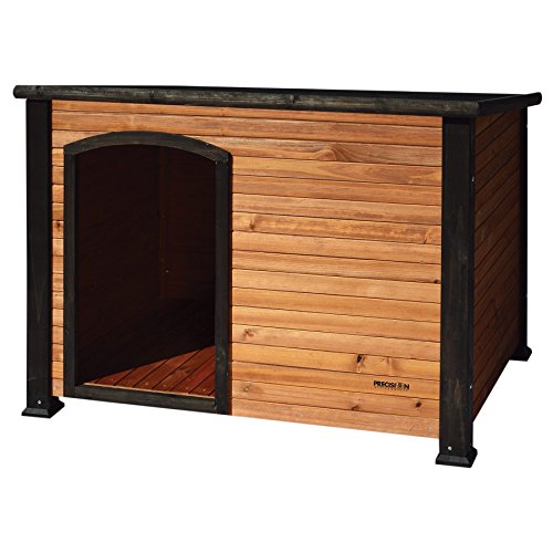 PRECISION PET PRODUCTS Extreme Outback Log Cabin Dog House, Medium
