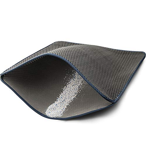 WePet Cat Litter Mat, Kitty Litter Trapping Mat, Honeycomb Double Layer Mats, No Phthalate, Urine...