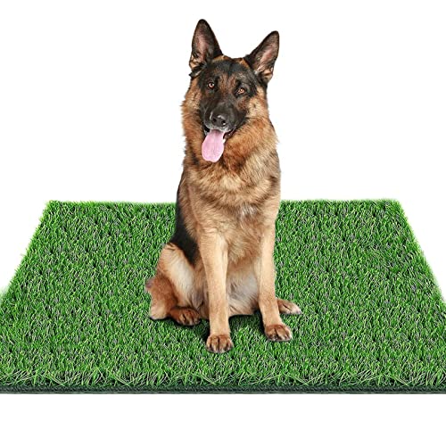 Fortune-star 39.3in X 31.5in Grass Pad for Dogs for Professional Potty Training, Reusable Artificial...