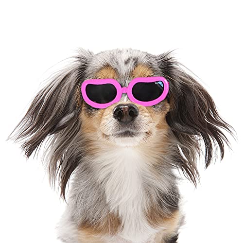 Enjoying Dog Sunglasses Small Breed Anti-Ultraviolet Dogs Goggles Eye Wear Windproof Anti-Fog Pet...