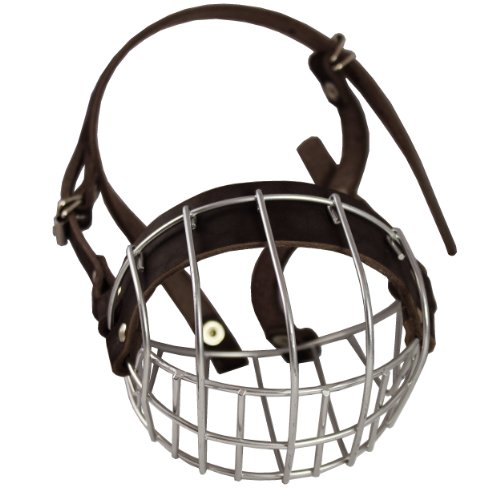 Metal Wire Basket Dog Muzzle Boxer, Bulldog Female. Circumference 13', Length 3'
