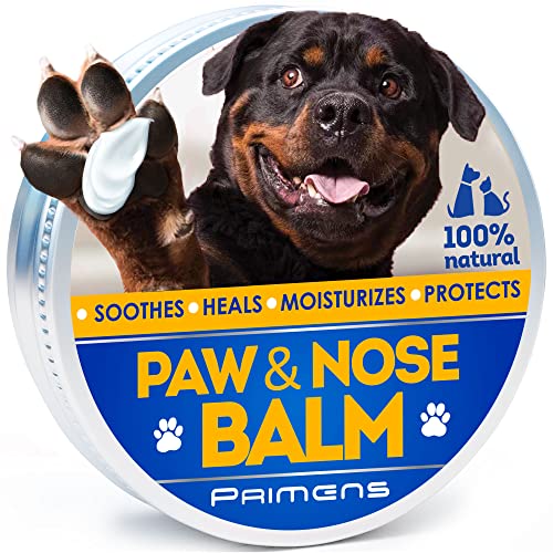 0,5 Oz Natural Dog Paw Balm, Dog Paw Protection for Hot Pavement, Dog Paw Wax for Dry Paws & Nose,...