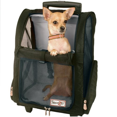 Snoozer Roll Around 4-in-1 Pet Carrier, Black, Large