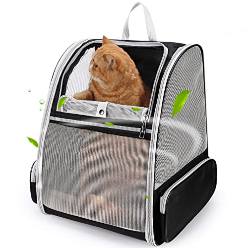 LOLLIMEOW Pet Carrier Backpack for Dogs and Cats,Puppies,Fully Ventilated Mesh,Airline...
