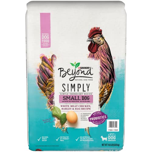 Purina Beyond Natural, High Protein Small Breed Dry Dog Food, Simply Chicken, Barley & Egg Recipe -...